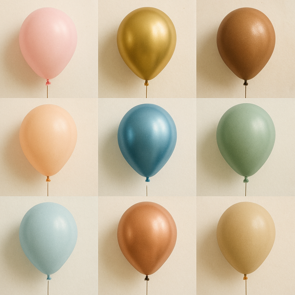 Trends Ballonnen 2025: Pastelkleuren, Rose Goud & Eco Stijlen