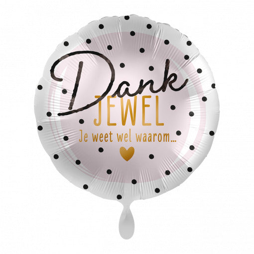 Dankjewel Je Weet Wel Waarom Helium Ballon - 43 cm