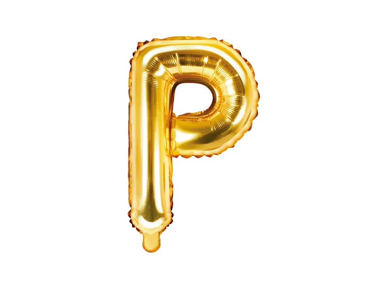 Letter Ballon P Goud - 35 cm