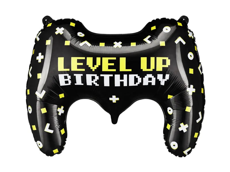 Gamecontroller Level Up Helium Ballon - Gevuld Met Helium - 72 cm