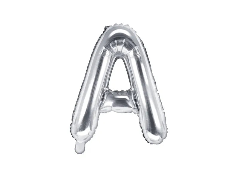 Letter Ballon A Zilver - 35 cm