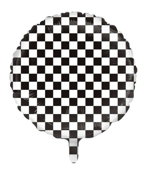 Race Vlag Helium Ballon - 45 cm