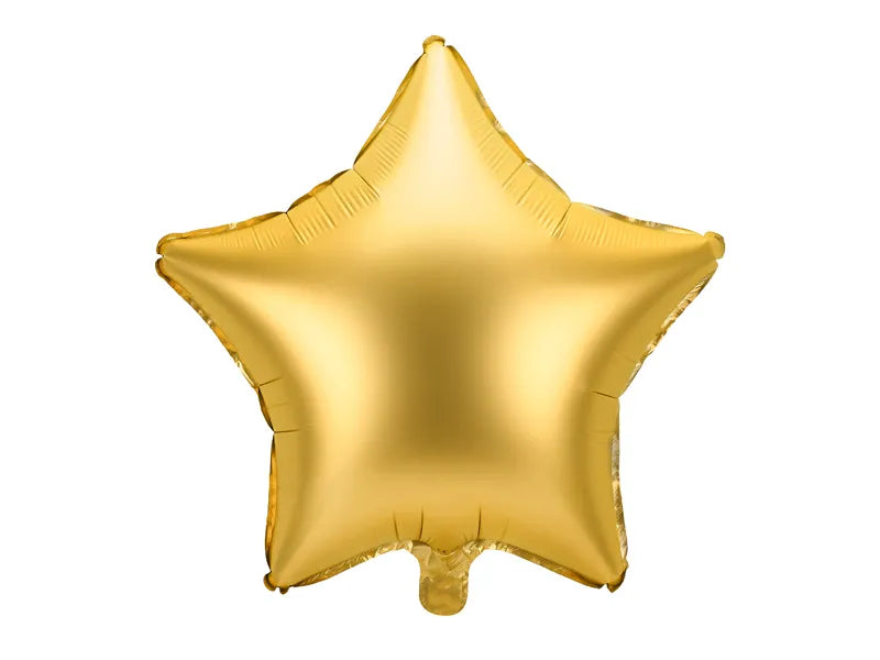 Gouden Ster Helium Ballon 48 cm