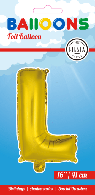 Letter Ballon L - Goud - 41 cm
