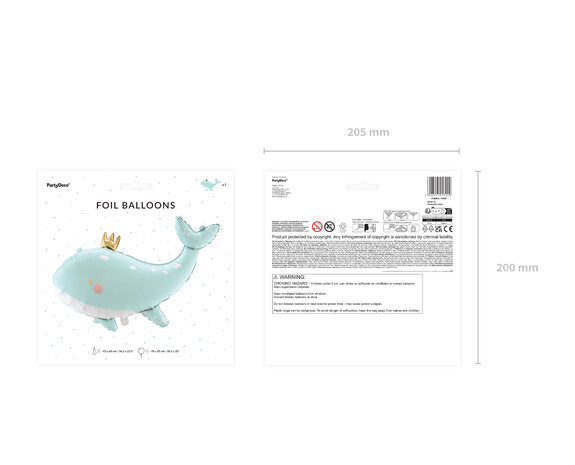 Walvis Helium Ballon 93 cm