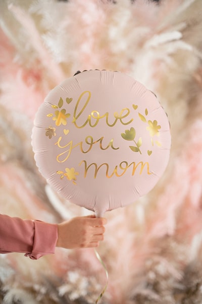 Love You Mom Helium Ballon 45 cm