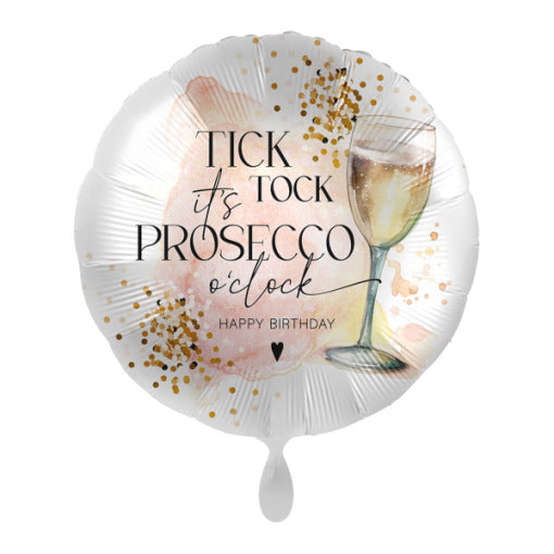 Prosecco Verjaardag Helium Ballon - 43 cm