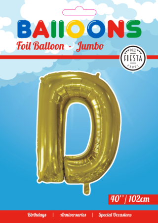 Letter Ballon D Goud 102 cm
