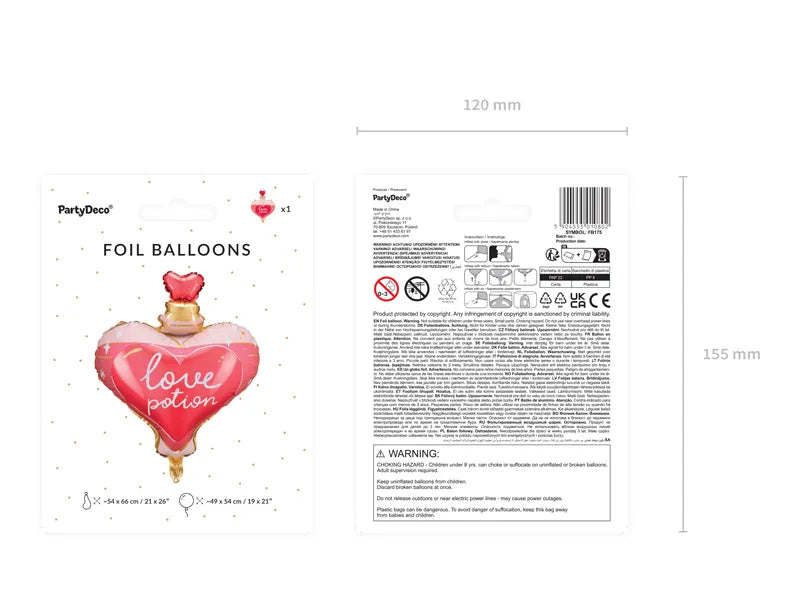 Liefdesdrankje Helium Ballon - 66 cm