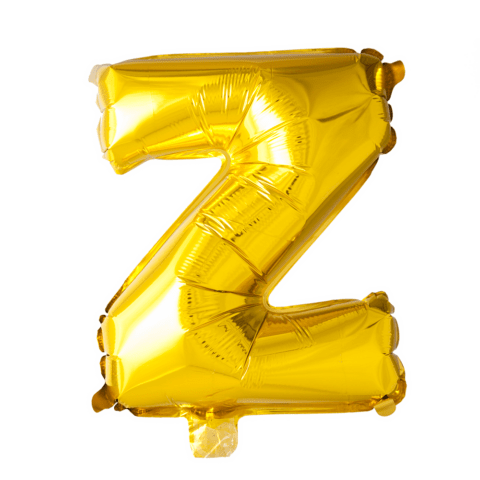 Letter Ballon Z - Goud - 41 cm