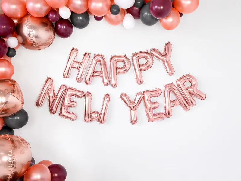 Letter Ballon R Rose Goud - 35 cm