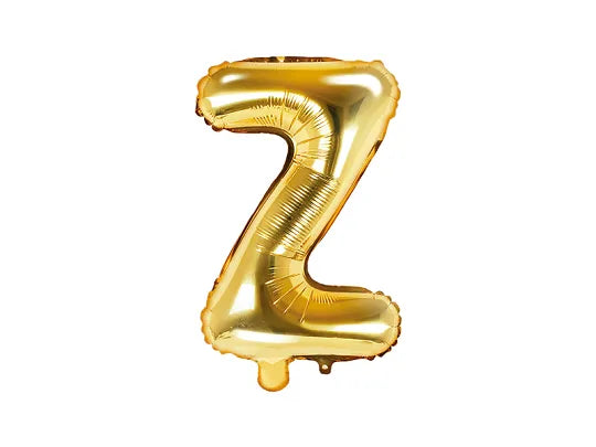 Letter Ballon Z Goud - 35 cm