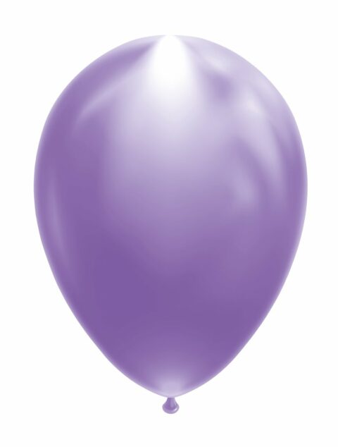 Paarse Led Ballonnen - 5 stuks - 25 cm