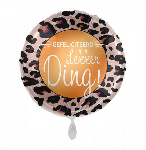 Gefeliciteerd Lekker Ding Helium Ballon - 43 cm