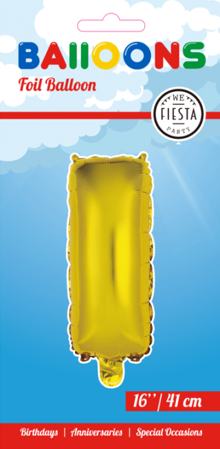 Letter Ballon I - Goud - 41 cm