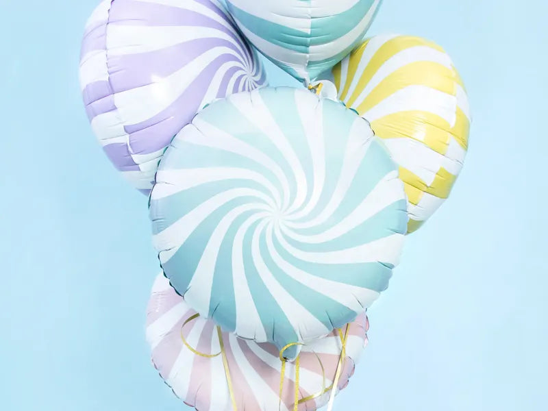 Candy Licht Blauwe Helium Ballon 35 cm