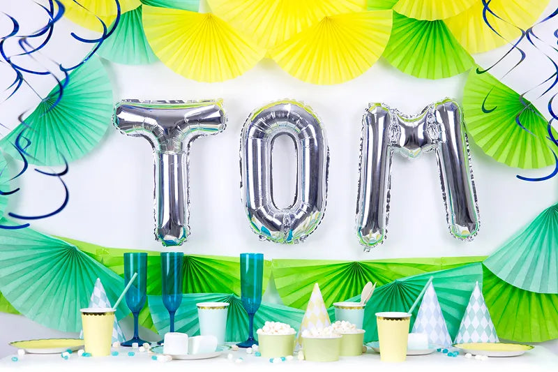 Letter Ballon O Zilver - 35 cm