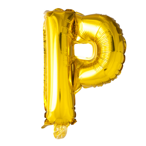 Letter Ballon P Goud 102 cm