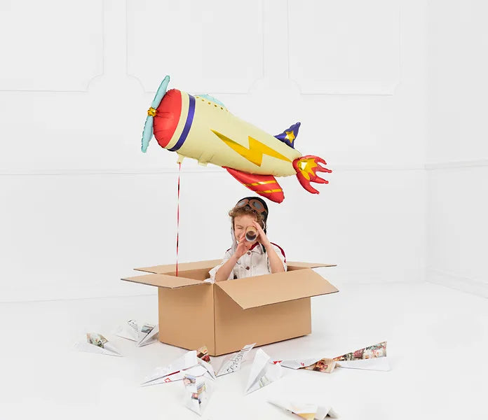 Vliegtuig Helium Ballon 91 cm