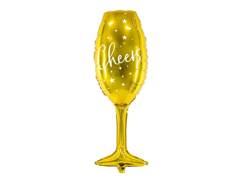 Cheers Champagne Fles Helium Ballon 80 cm