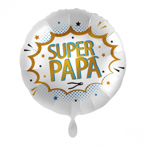 Super Papa Helium Ballon Goud - 43 cm