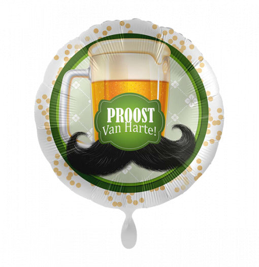 Proost Van Harte Helium Ballon - 43 cm