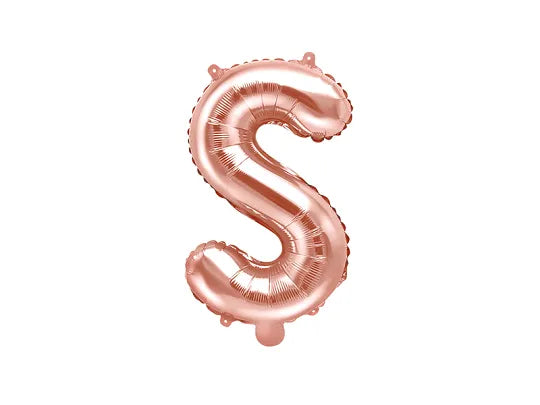 Letter Ballon S Rose Goud - 35 cm