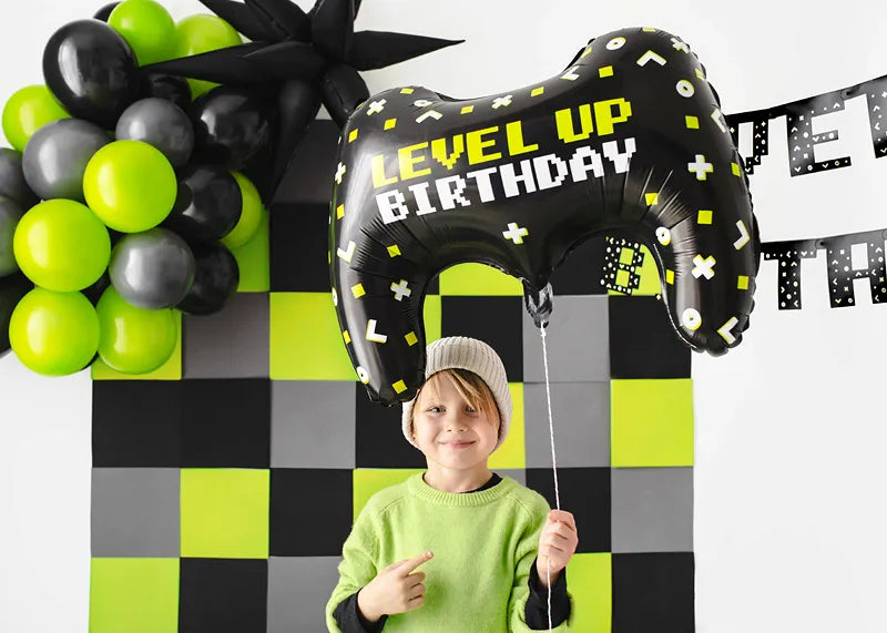 Gamecontroller Level Up Helium Ballon - 72 cm