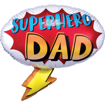 Super Hero Dad Helium Ballon - 68 cm