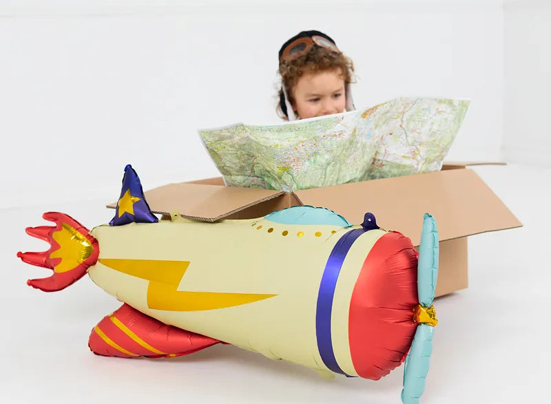 Vliegtuig Helium Ballon 91 cm