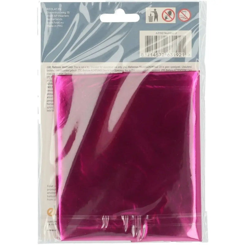 2 Jaar Cijfer Roze XL Ballon - Ballonnenshop.nl