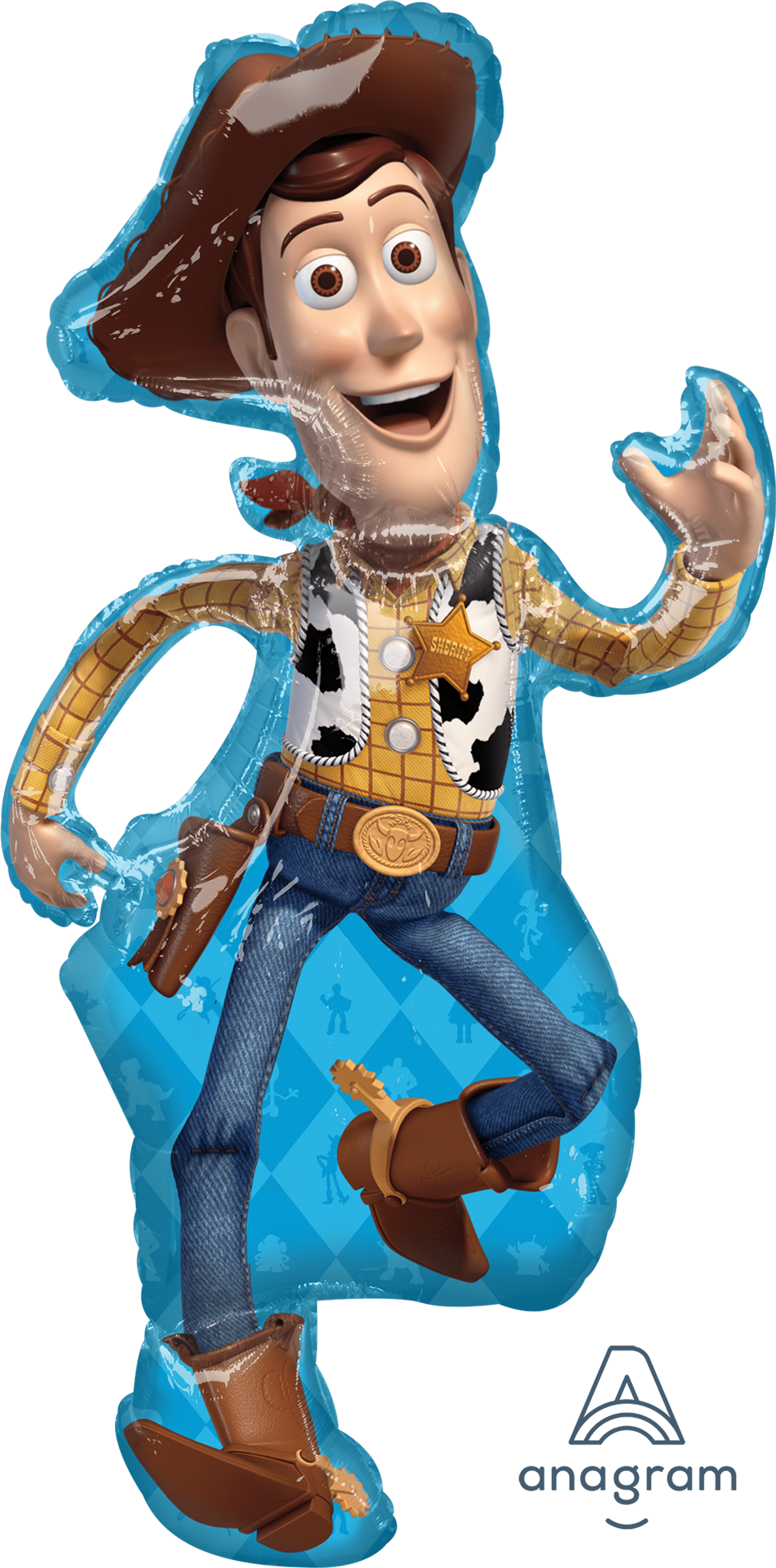 Woody Toy Story Folie Ballon - 121 cm