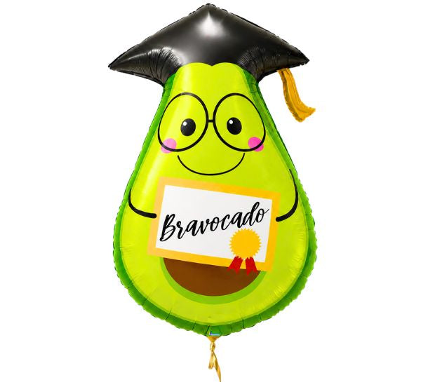 Bravocado Helium Ballon - Gevuld Met Helium - 71 cm