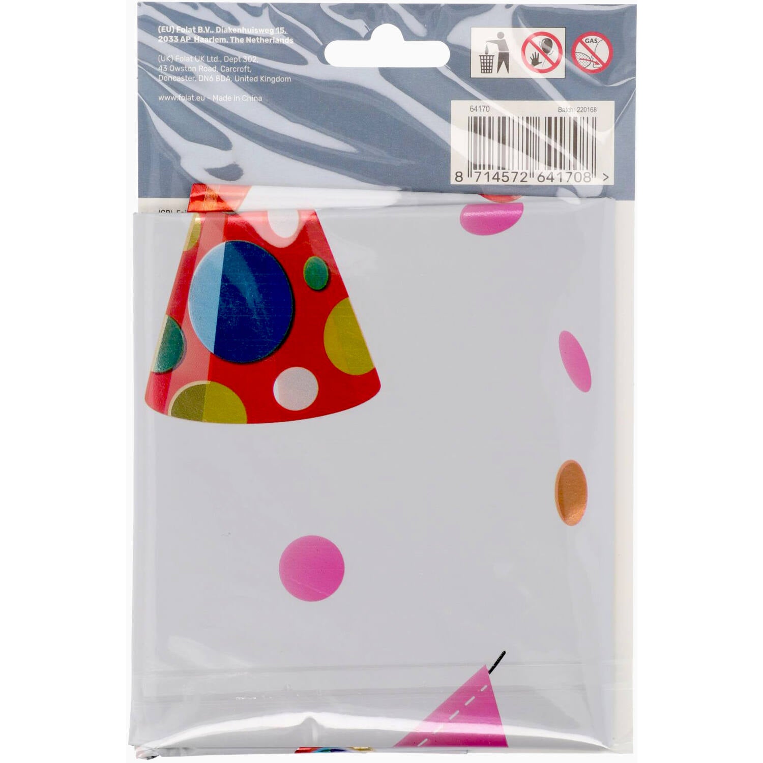 Cijfer Ballon 0 - Joyful Party - 86 cm