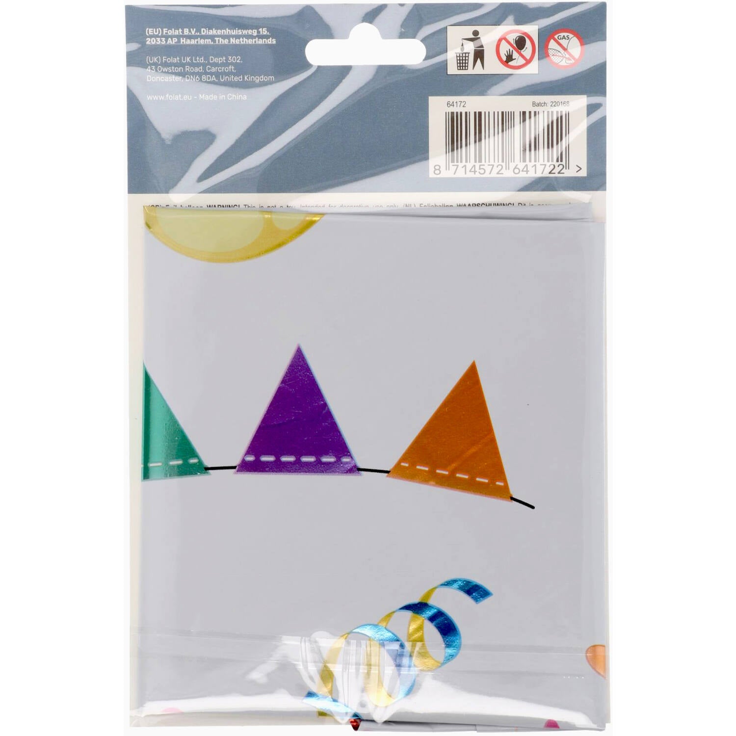Cijfer Ballon 2 - Joyful Party - 86 cm