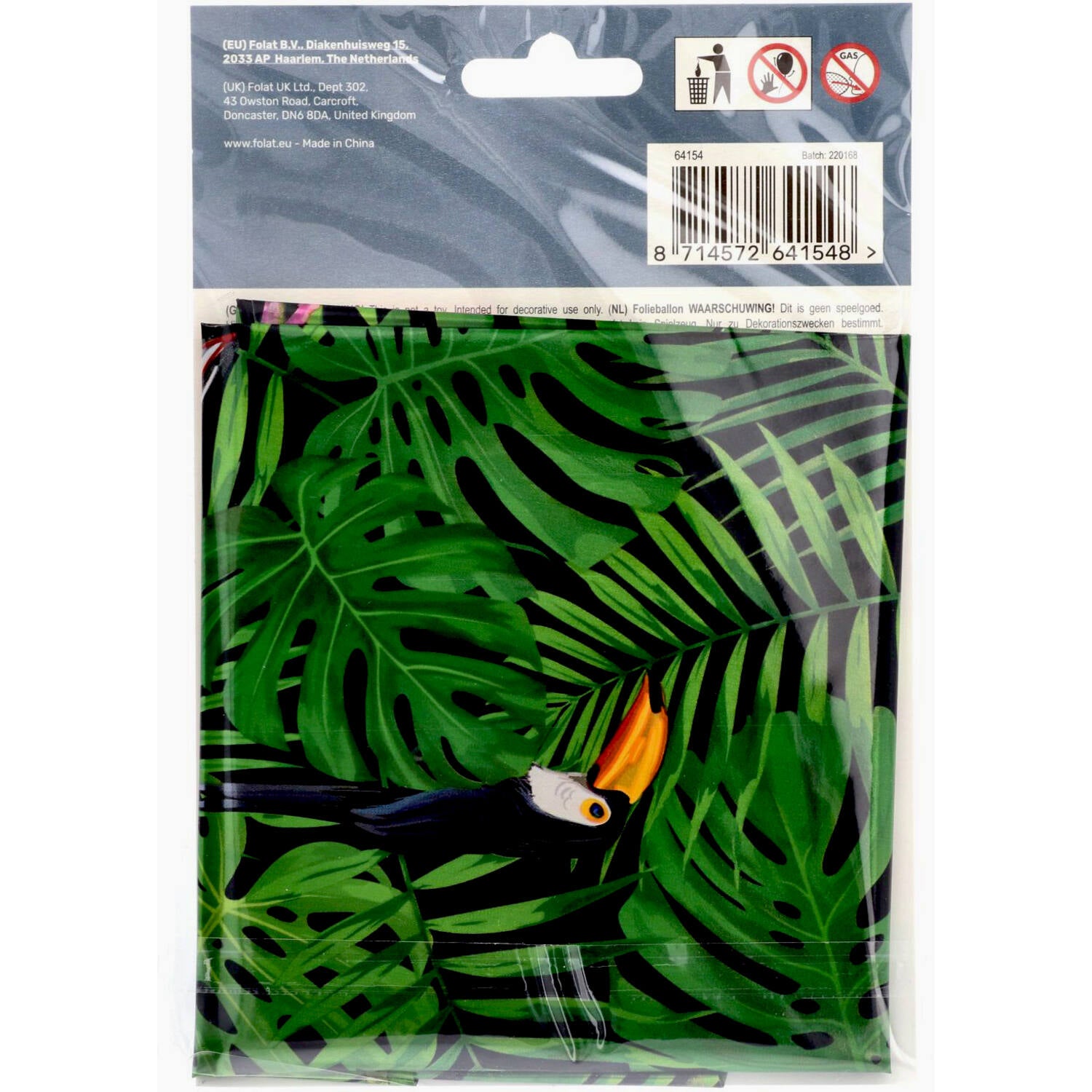 Cijfer Ballon 4 - Jungle - 86 cm