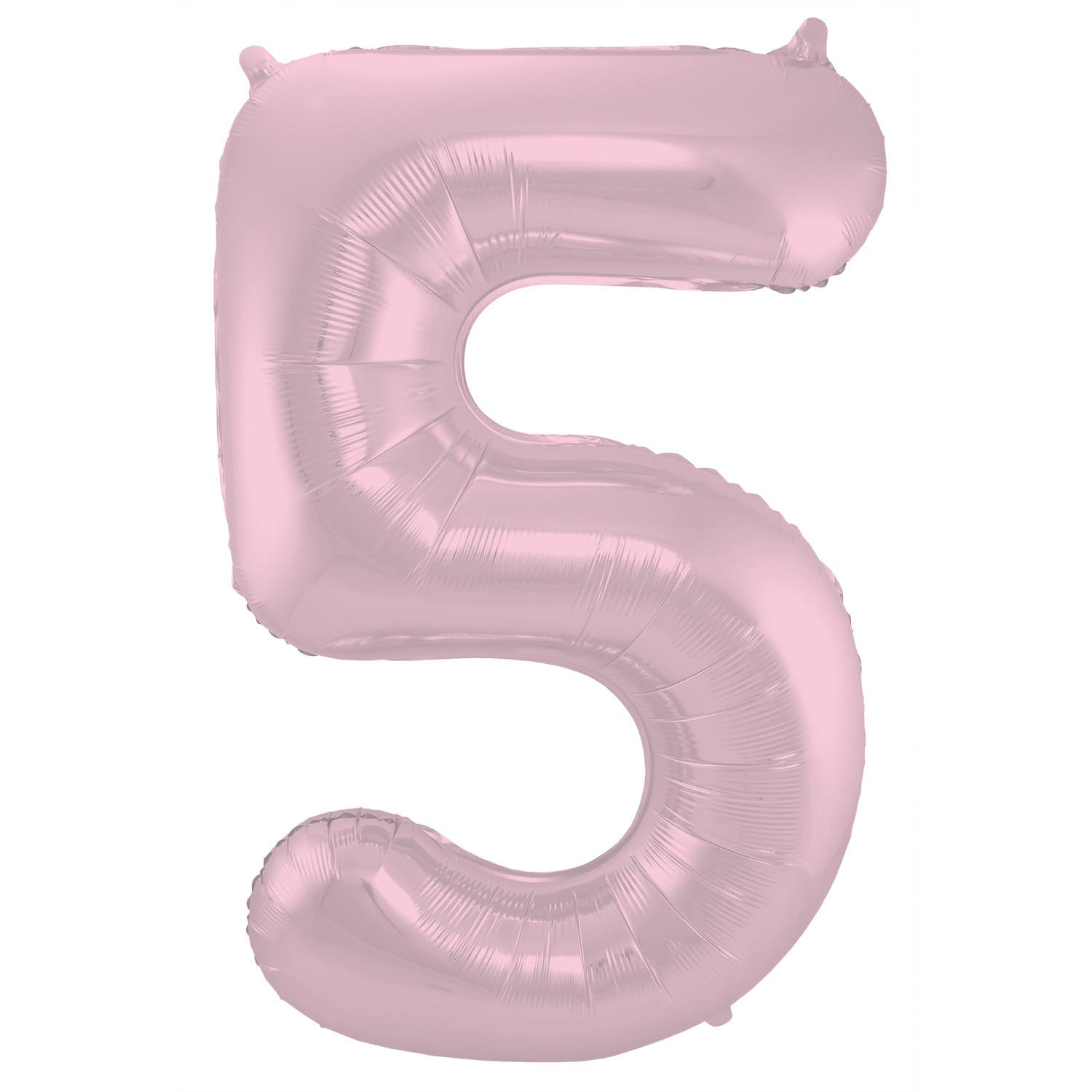 Cijfer Ballon 5 - Pastel Roze - 86 cm