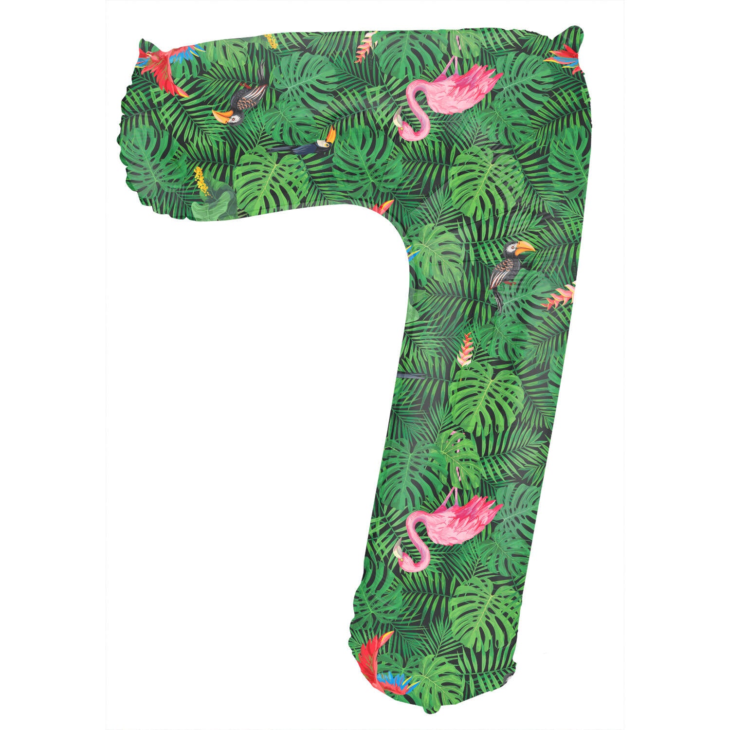 Cijfer Ballon 7 - Jungle - 86 cm