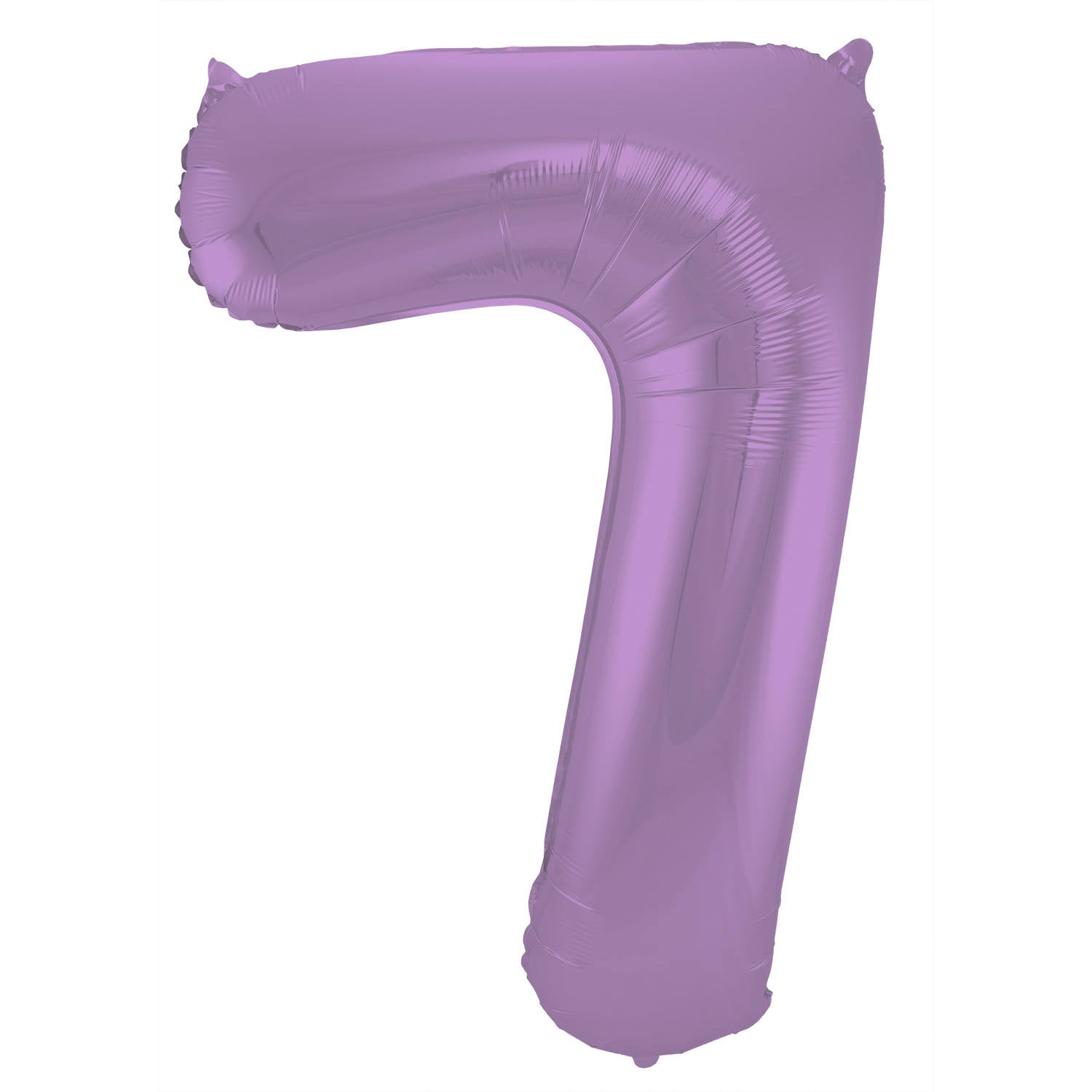 Cijfer Ballon 7 - Paars - 86 cm