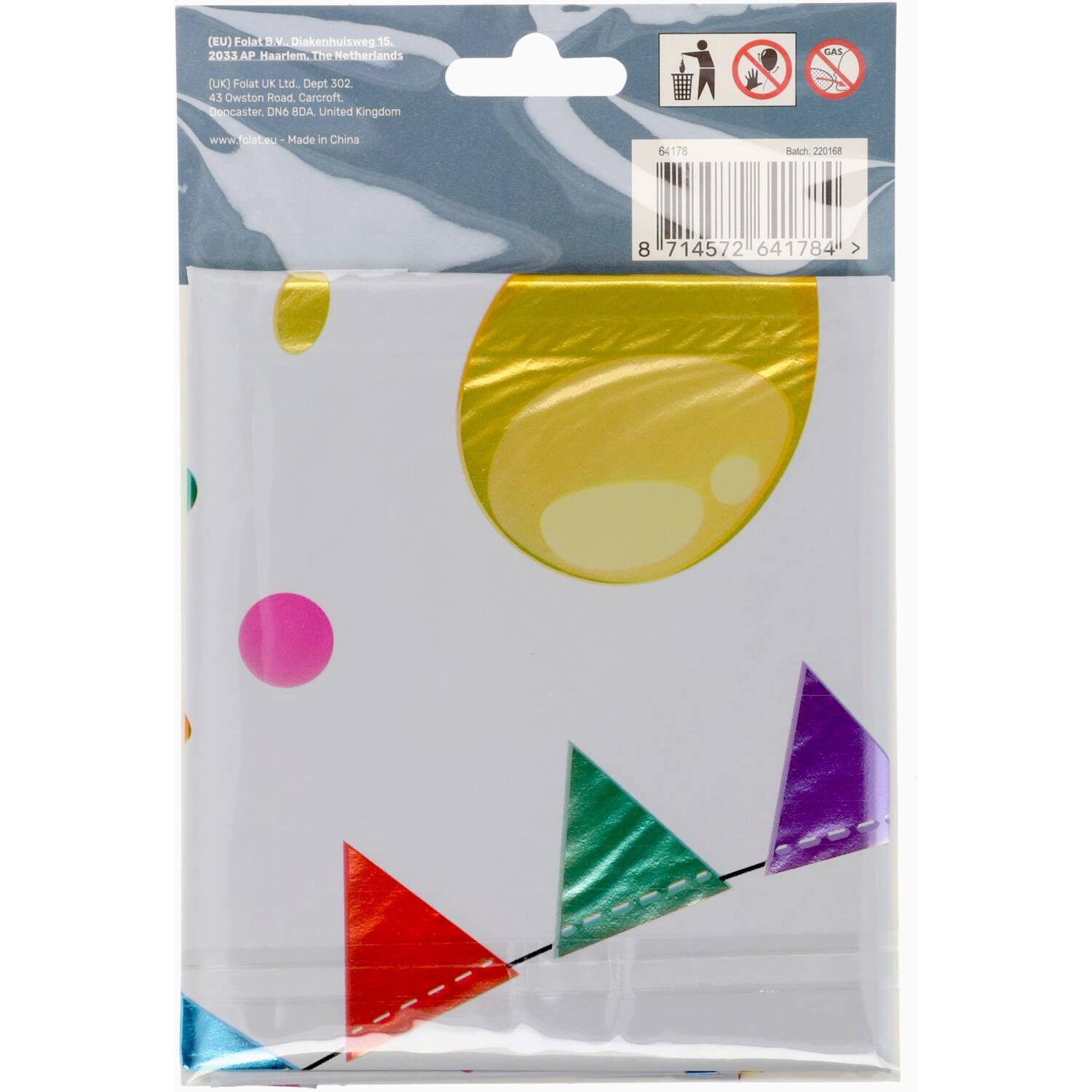 Cijfer Ballon 8 - Joyful Party - 86 cm