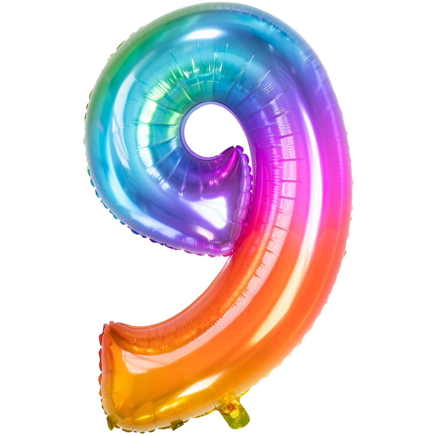 Cijfer Ballon 9 - Yummy Gummy - 86 cm