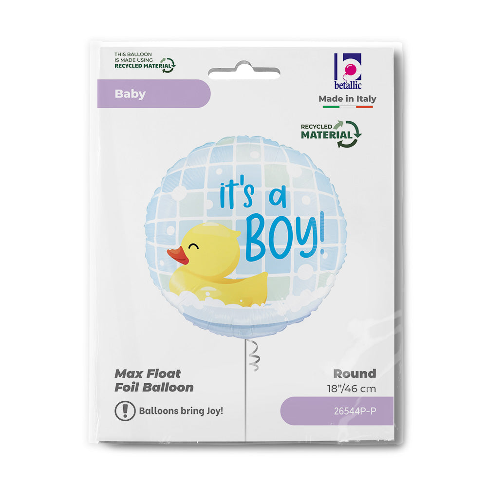 It's A Boy Badeend Folie Ballon - 46 cm