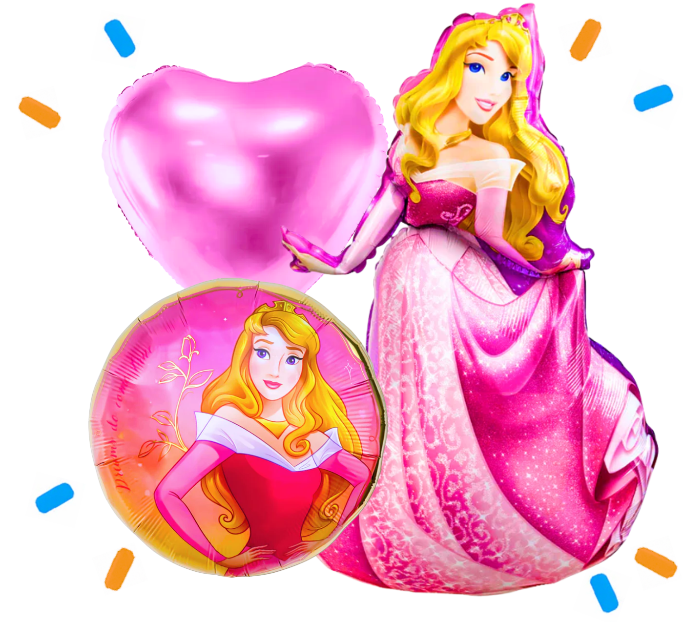 Doornroosje Disney Prinses Trosje - Gevuld Met Helium - 86 cm
