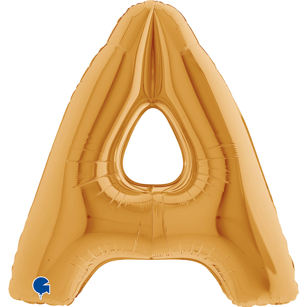 Letter Ballon A Goud 102 cm