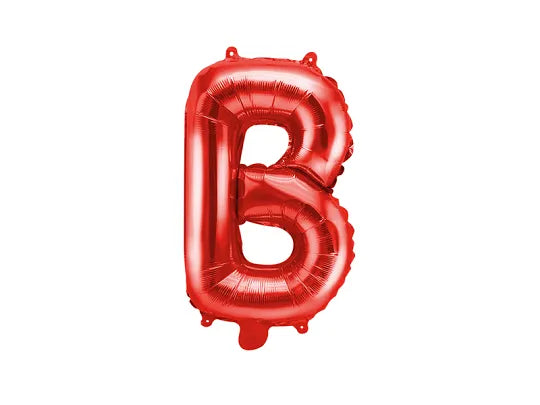 Letter Ballon B Rood - 35 cm