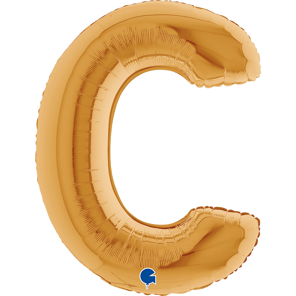 Letter Ballon C Goud 102 cm