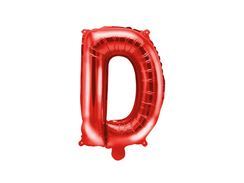 Letter Ballon D Rood - 35 cm
