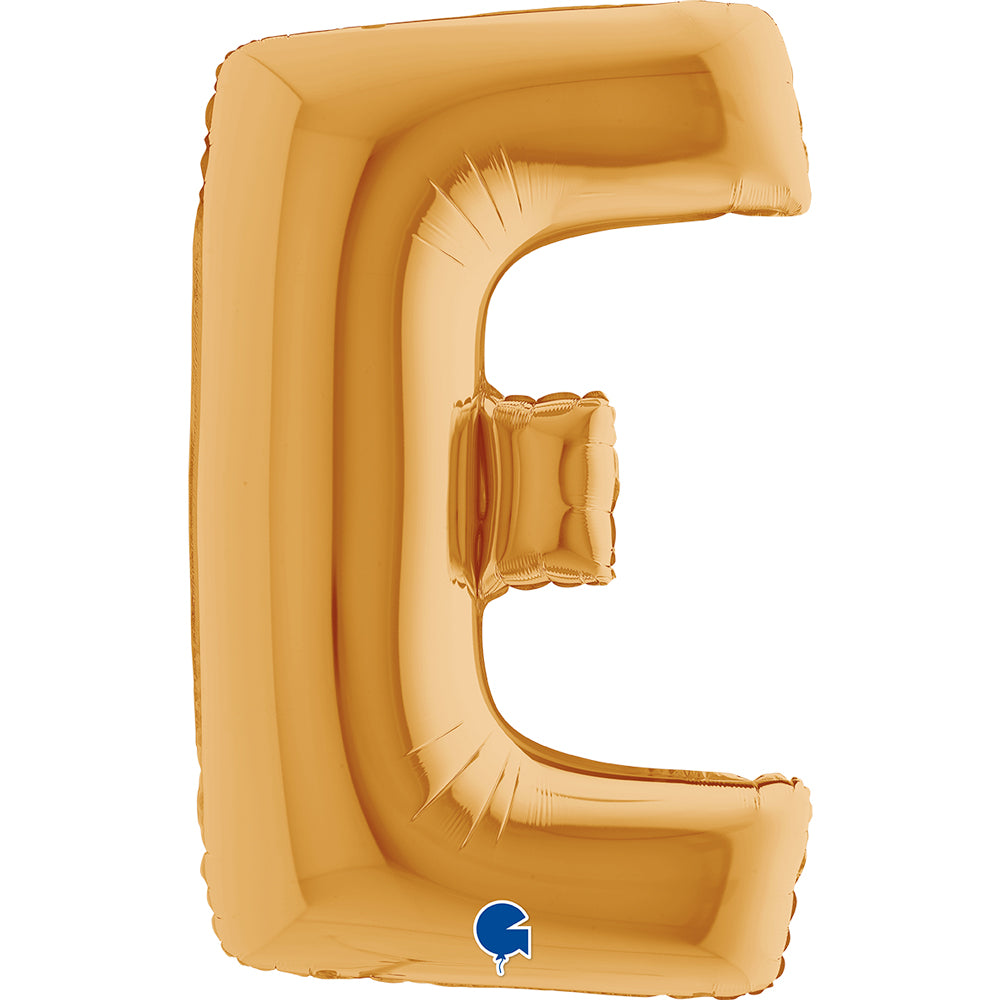 Letter Ballon E Goud 102 cm