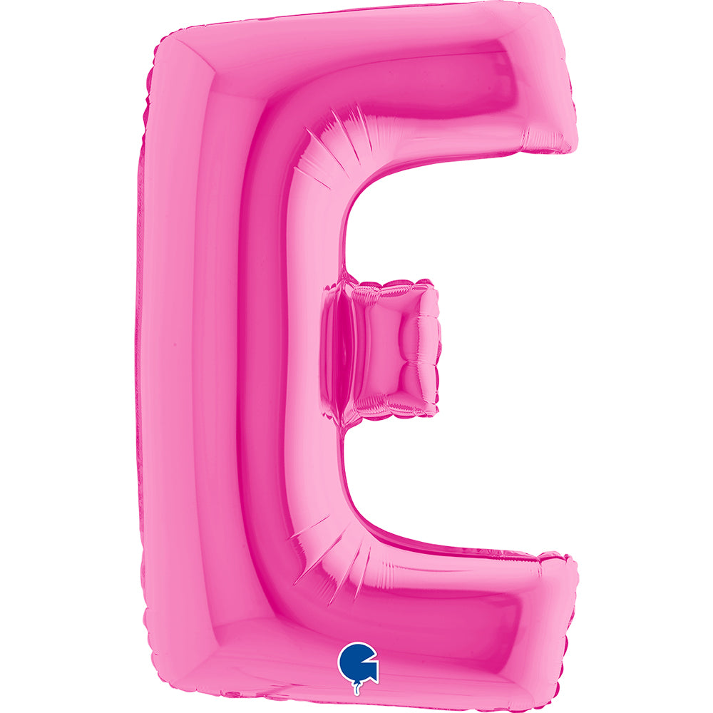 Letter Ballon E Roze - 102 cm