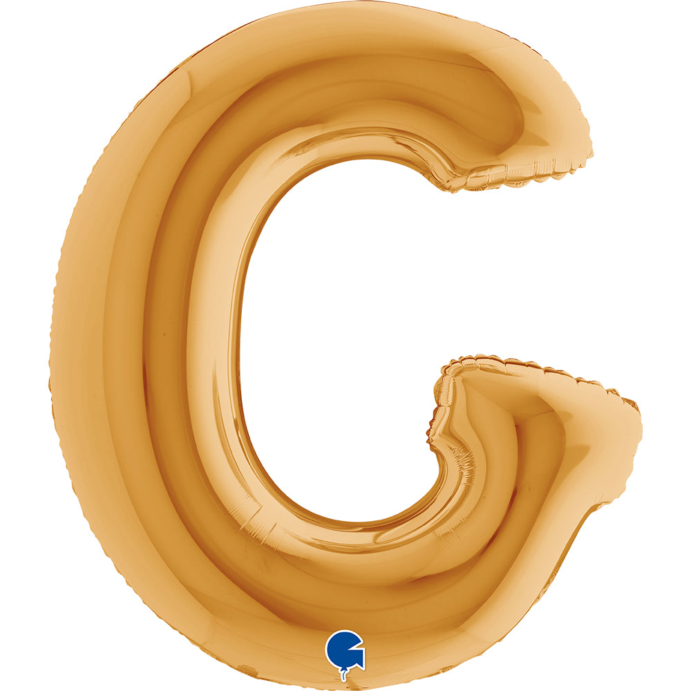 Letter Ballon G Goud 102 cm